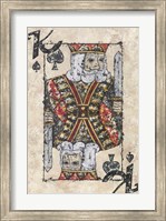 Framed King of Spades