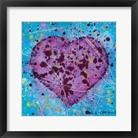 Framed Emotions Scenes Purple Heart