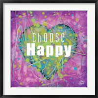 Framed Choose Happy