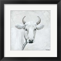 Framed January Cow I