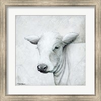 Framed January Cow II