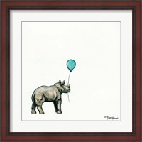 Framed Nursery Rhino