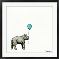 Framed Nursery Rhino