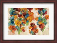 Framed Spice and Turquoise Florals