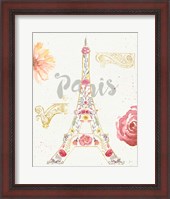 Framed Paris Blooms I