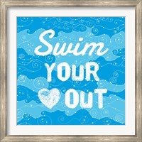 Framed Swim Your Heart Out - Grunge