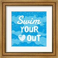 Framed Swim Your Heart Out - Grunge