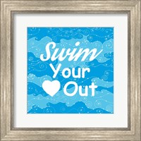 Framed Swim Your Heart Out - Sporty