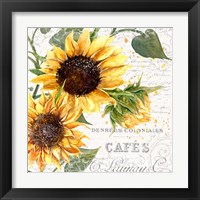 Framed Summertime Sunflowers II