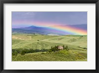 Framed Tuscan Rainbow