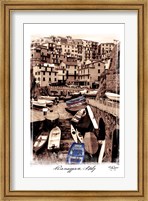 Framed Riomaggiore, Italy