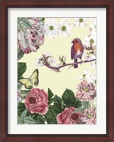 Framed Bird Garden II