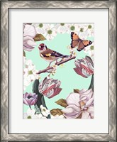 Framed Bird Garden III