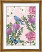 Framed Bird Garden IV