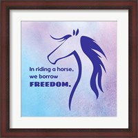 Framed Horse Quote 3