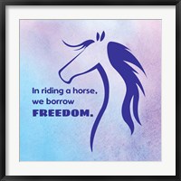 Framed Horse Quote 3