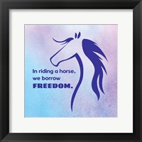 Framed Horse Quote 3