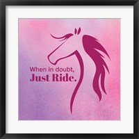 Framed Horse Quote 5