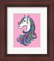 Framed Horse - Pink