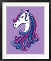 Framed Horse - Purple