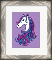 Framed Horse - Purple