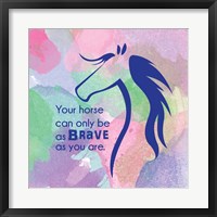 Framed Horse Quote 14