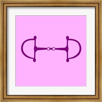 Framed Horse Bit - Pink