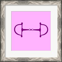 Framed Horse Bit - Pink