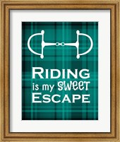 Framed Riding is My Sweet Escape - Green