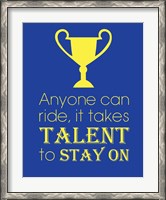 Framed Anyone Can Ride - Blue