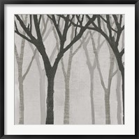 Spring Trees Greystone I Framed Print