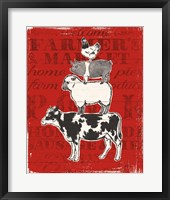 Farmers Market VI Framed Print