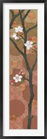 Cherry Blossoms Panel II Crop Framed Print