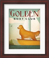 Framed Golden Sail