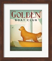Framed Golden Sail