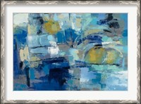 Framed Ultramarine Waves III