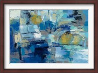 Framed Ultramarine Waves III