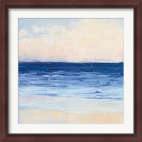 Framed True Blue Ocean I