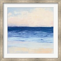 Framed True Blue Ocean I