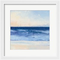 Framed True Blue Ocean II