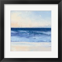 Framed True Blue Ocean II