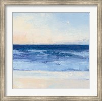 Framed True Blue Ocean II