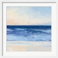 Framed True Blue Ocean II