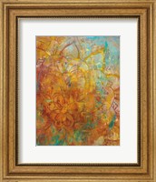 Framed Bohemian Abstract Bright Crop