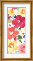 Framed Popping Florals III