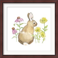 Framed Wildflower Bunnies I Sq