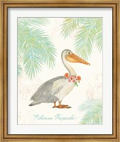 Framed Flamingo Tropicale I