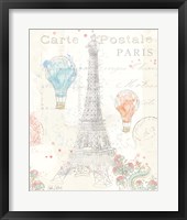 Lighthearted in Paris III Framed Print