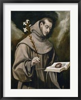 Framed Saint Anthony of Padua, 1577-79