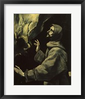 Framed St Francis of Assisi